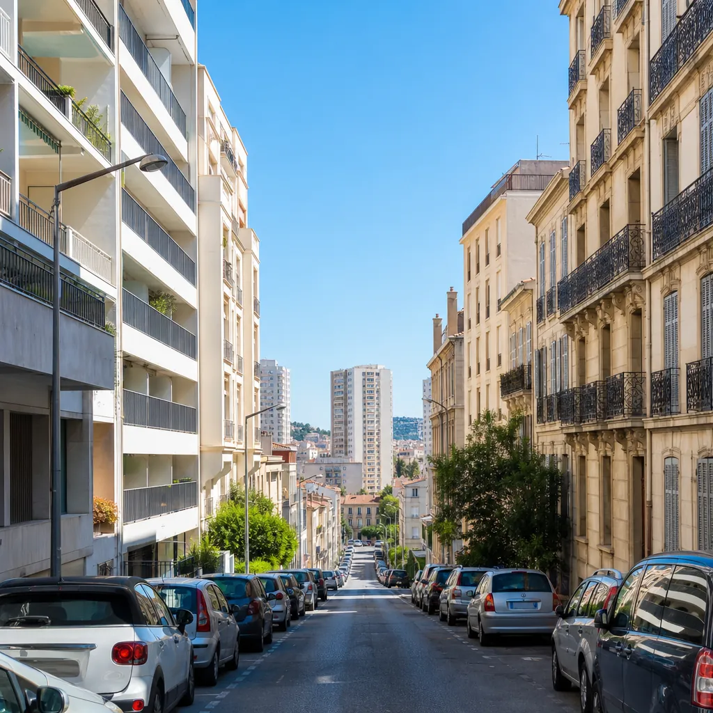 Rue résidentielle Marseille 10e — Multi-Service 13
